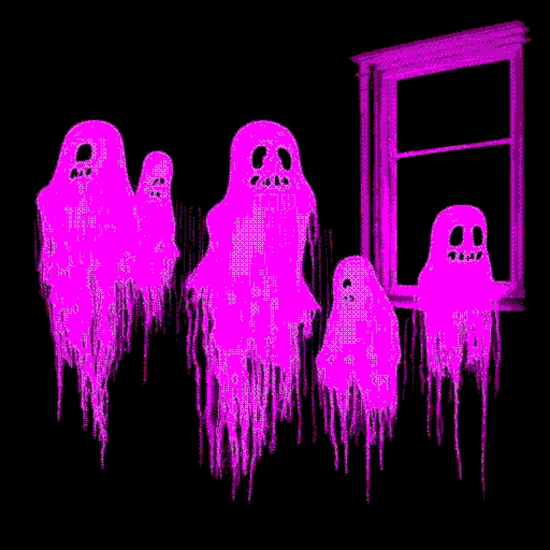 PINK GHOSTS IN THE HOUSE
