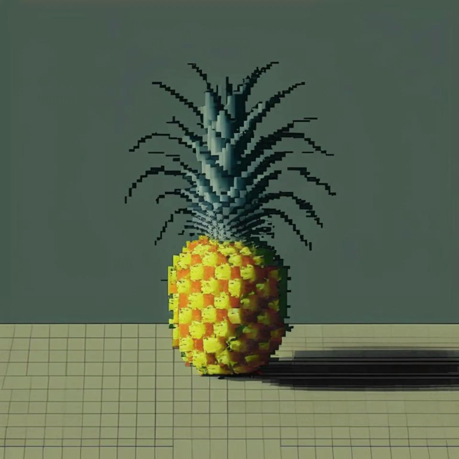 STILL LIFE WITH PINEAPPLE